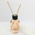 Home Decoration 100ml Round Glass Reed Diffuser Bottle with glass stoppers for aromatherapy fragrance aroma oil air fresh